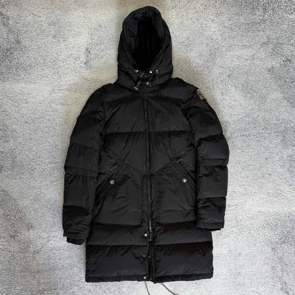 Parajumpers Women's Black Medium Classic Puffer Coat 90% Down Retail ~$700 GUC - Picture 5 of 15